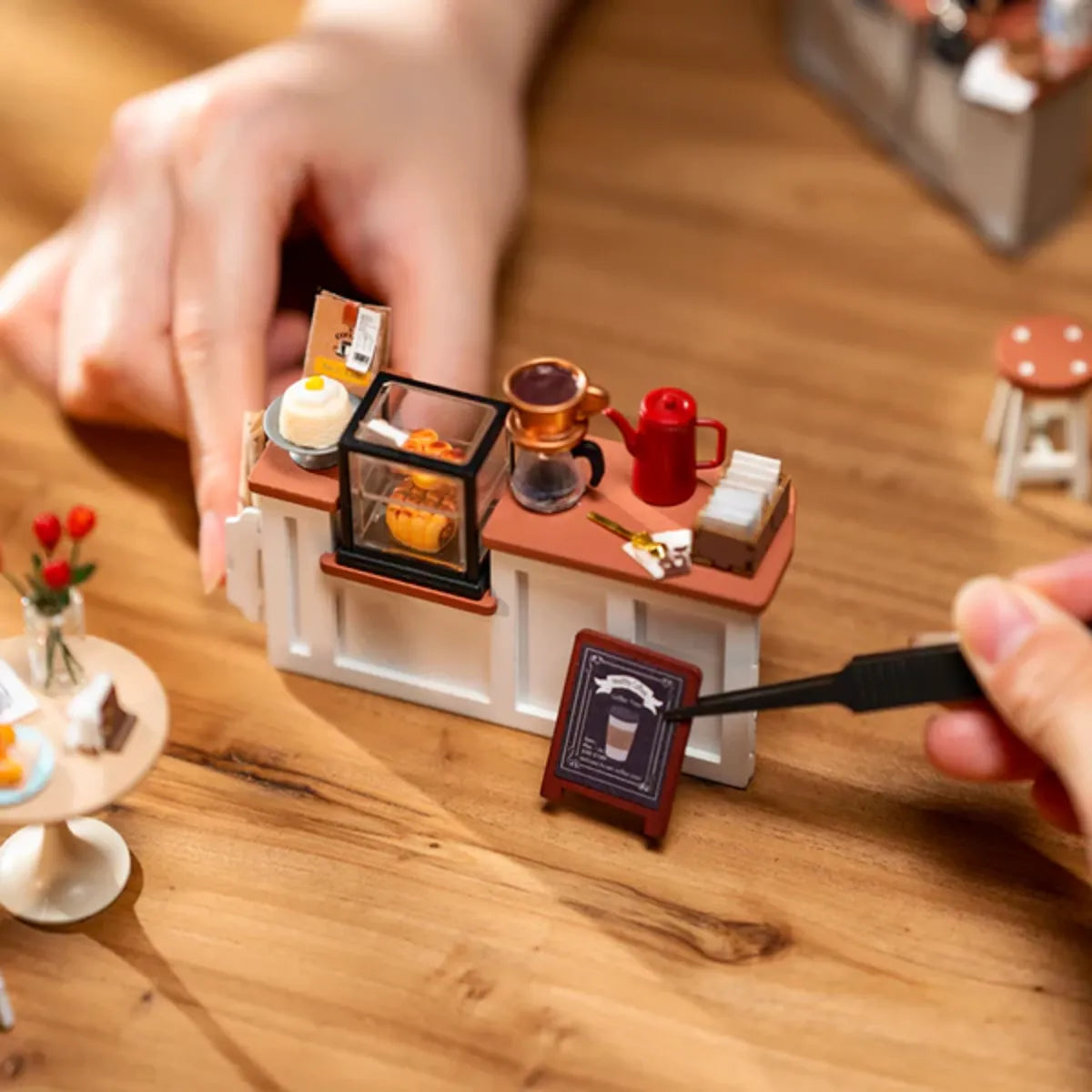 Slow Life Café DIY Miniature House Kit