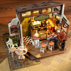 Slow Life Café DIY Miniature House Kit
