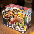 Garage Workshop DIY Miniature House Kit