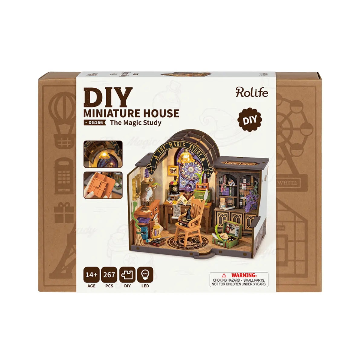 The Magic Study DIY Miniature House Kit