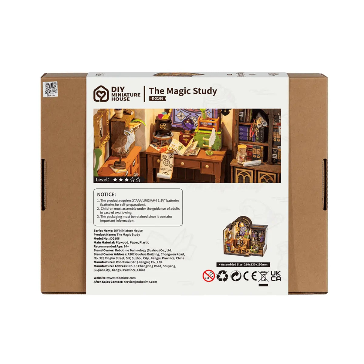 The Magic Study DIY Miniature House Kit