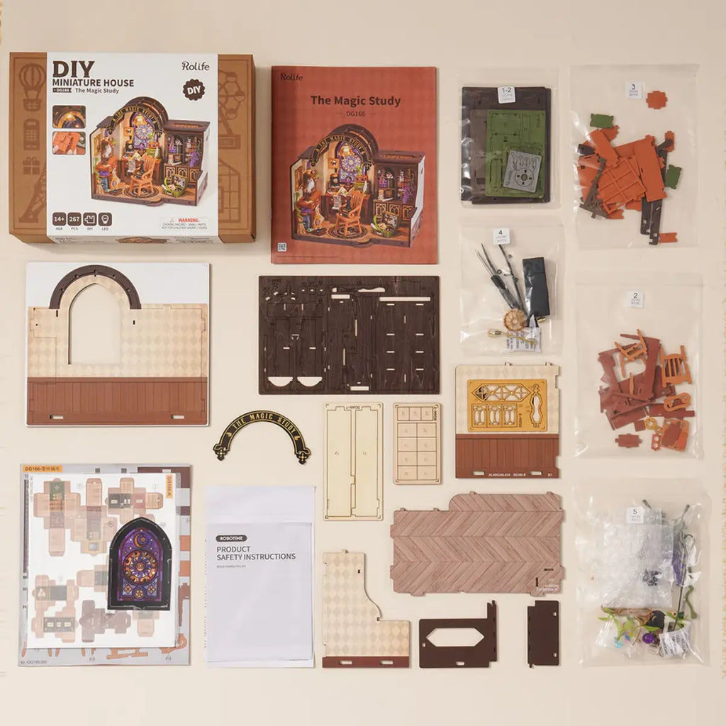The Magic Study DIY Miniature House Kit