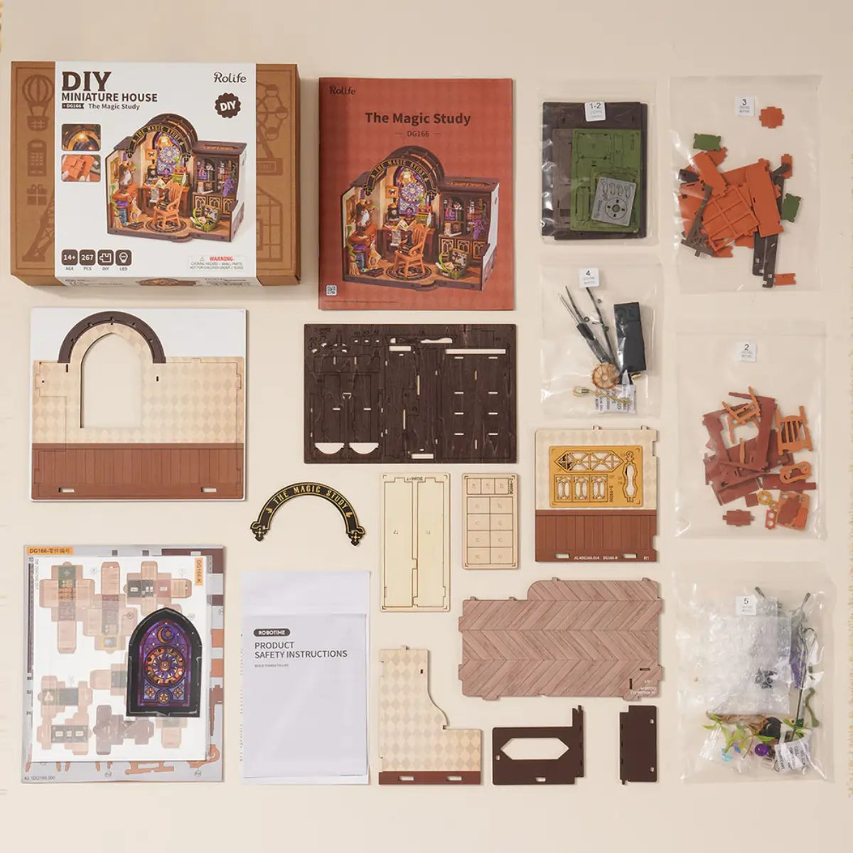 The Magic Study DIY Miniature House Kit