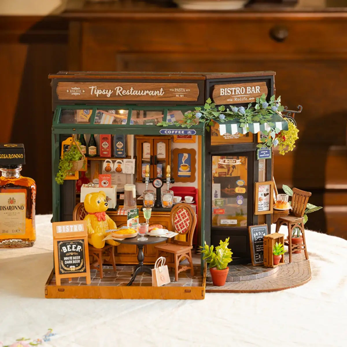 Tipsy Restaurant DIY Miniature House Kit