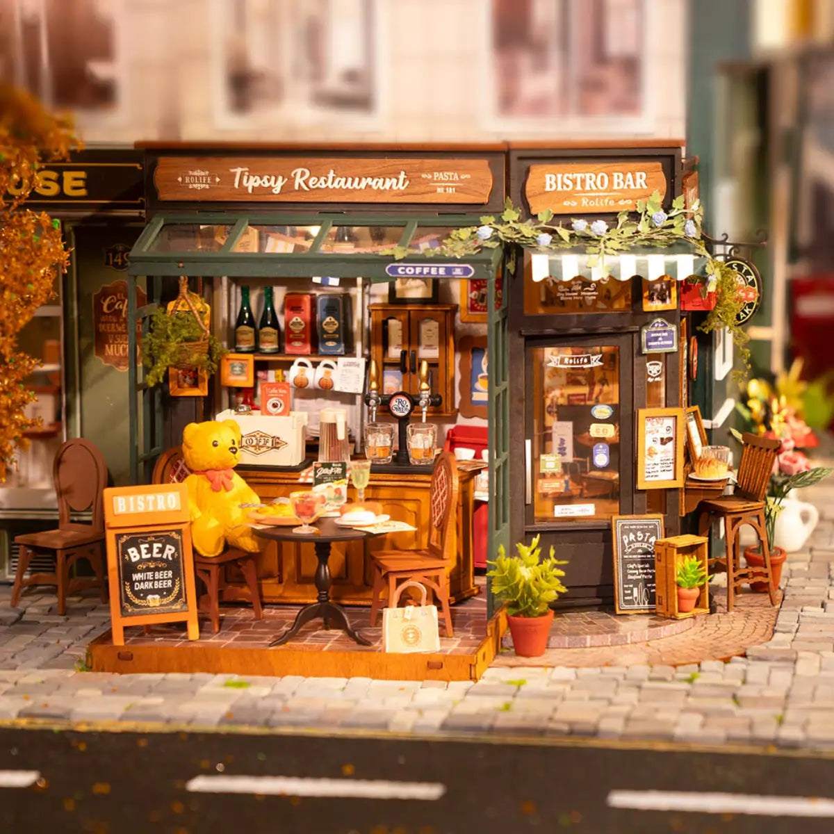 Tipsy Restaurant DIY Miniature House Kit