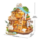 Puppy's Cozy Villa DIY Miniature House Kit