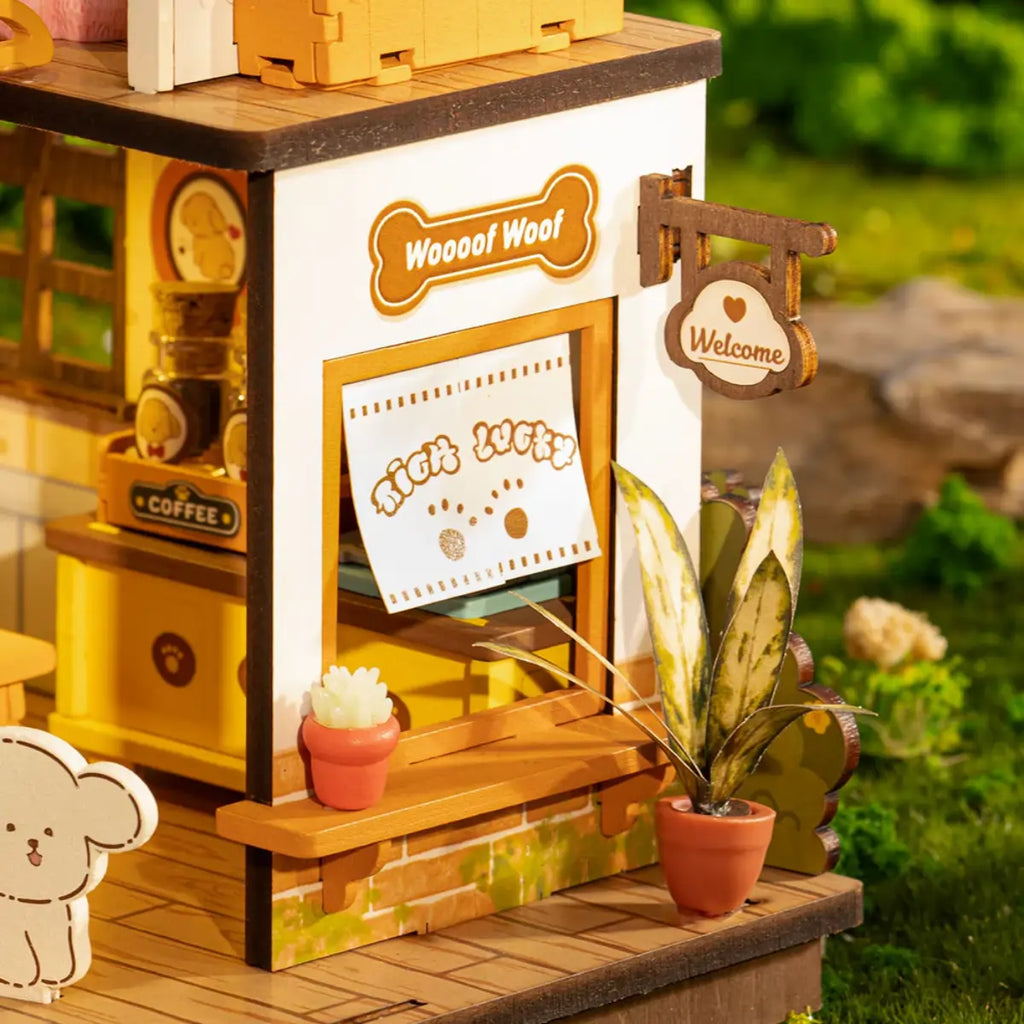 Puppy's Cozy Villa DIY Miniature House Kit