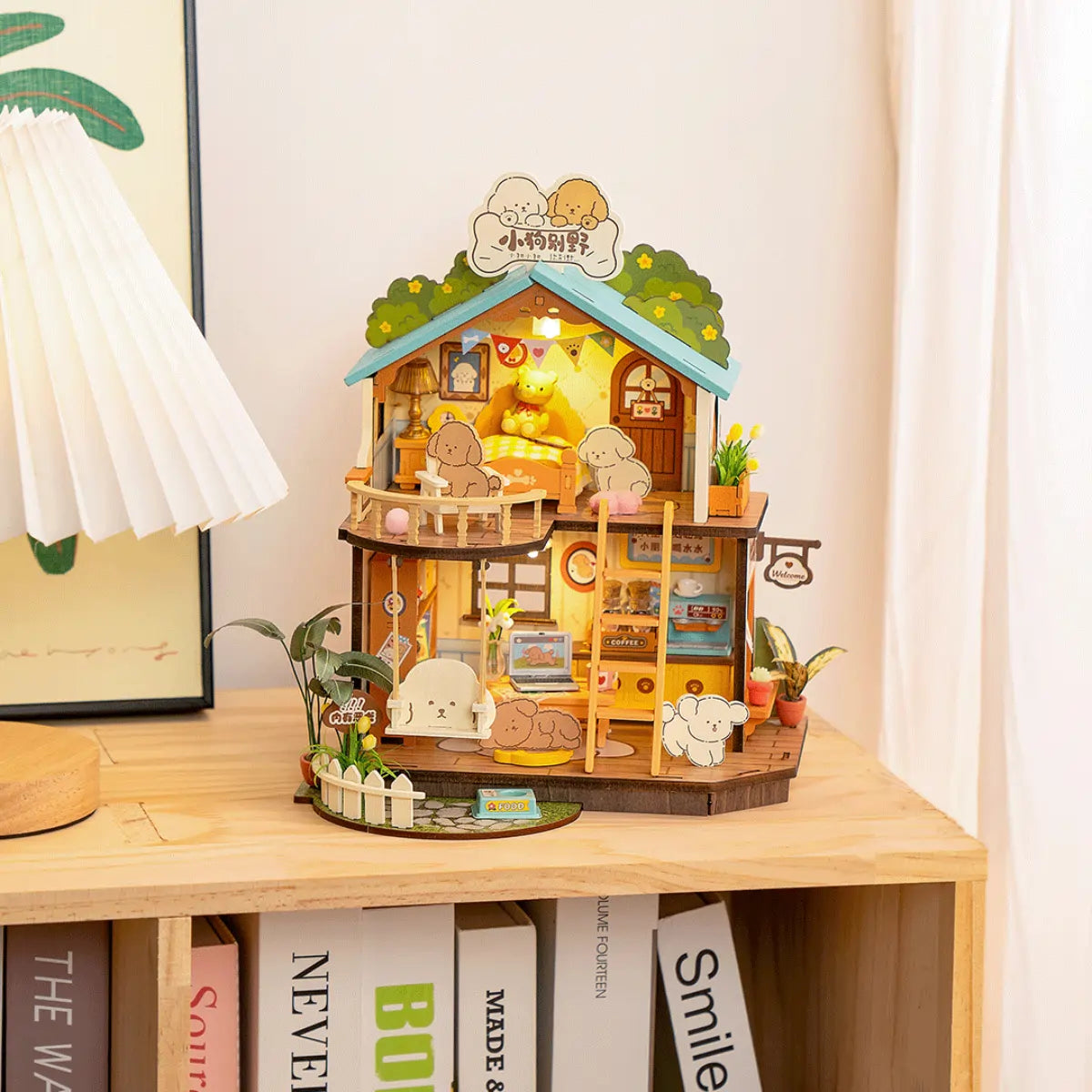 Puppy's Cozy Villa DIY Miniature House Kit