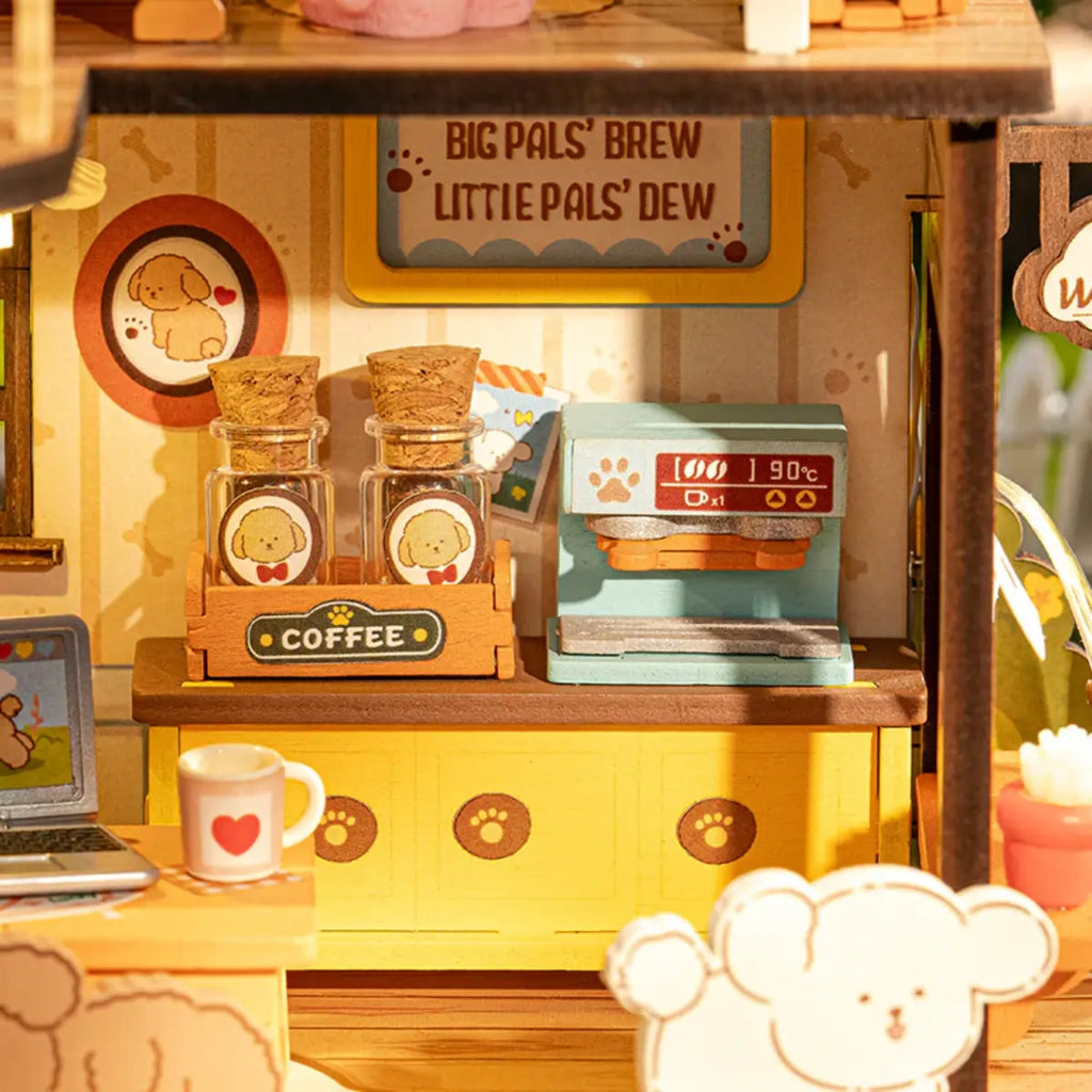 Puppy's Cozy Villa DIY Miniature House Kit