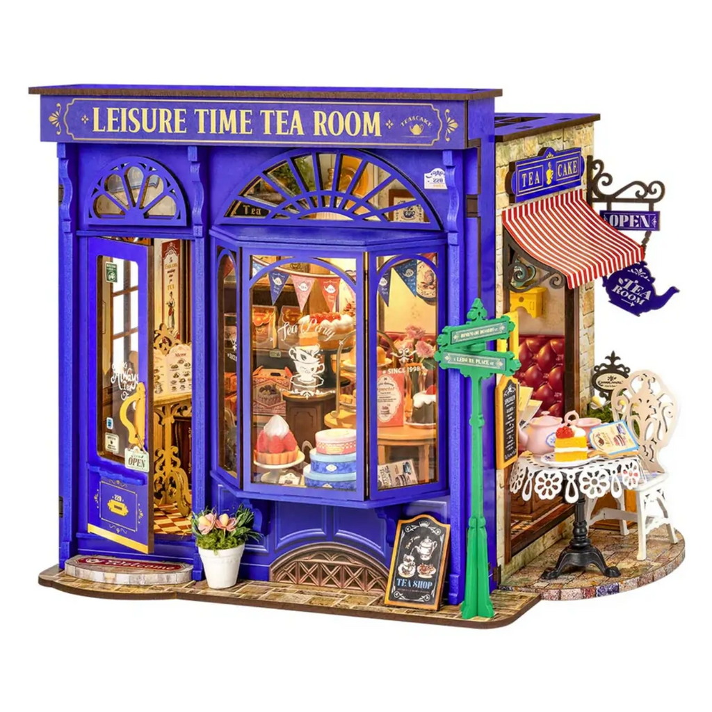 Leisure Time Tea Room DIY Miniature House Kit