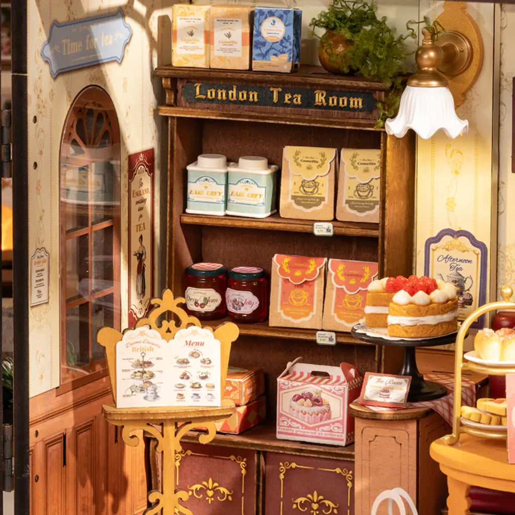 Leisure Time Tea Room DIY Miniature House Kit