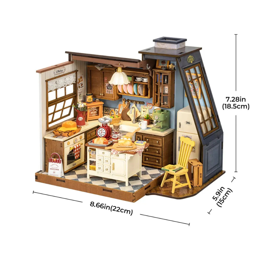 Baking Kitchen DIY Miniature House Kit