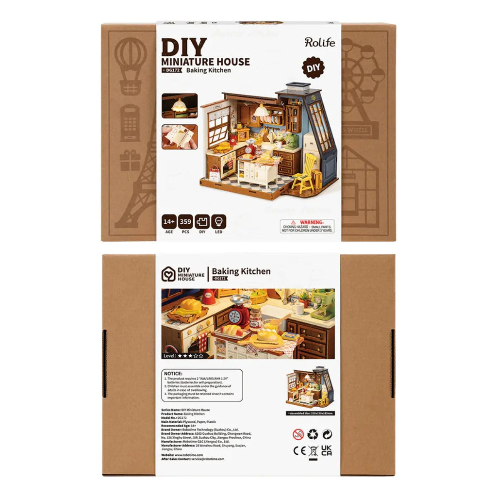 Baking Kitchen DIY Miniature House Kit