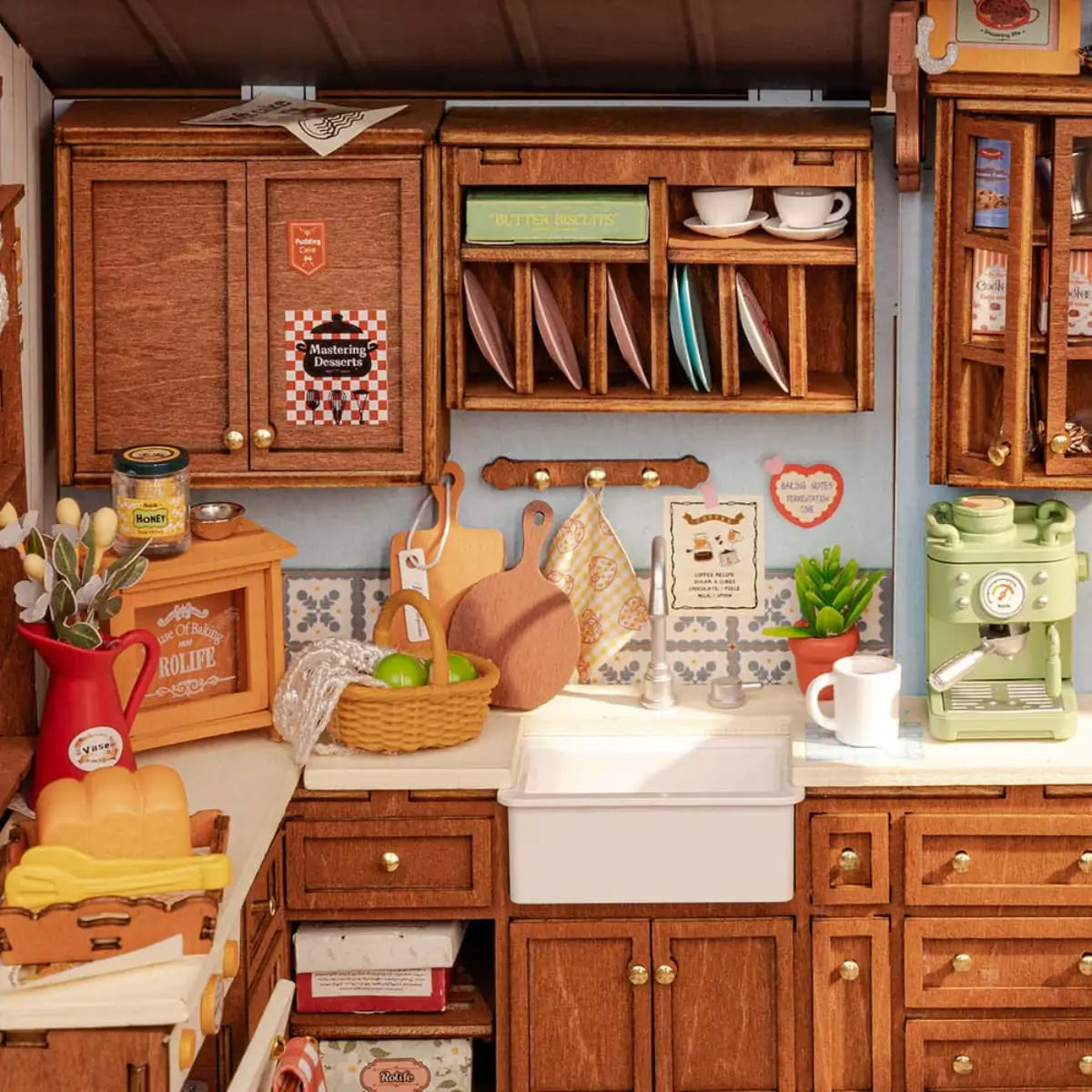 Baking Kitchen DIY Miniature House Kit