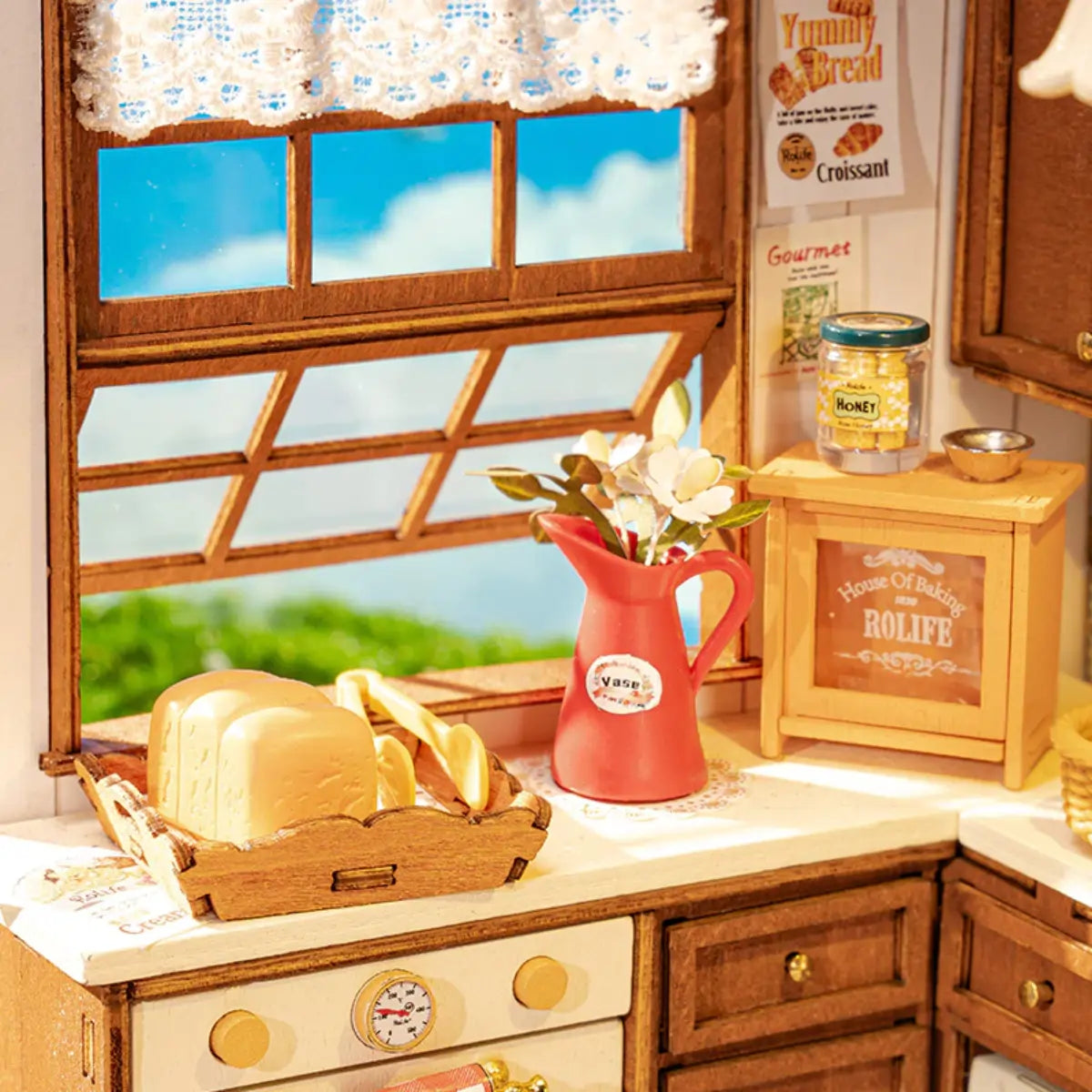 Baking Kitchen DIY Miniature House Kit