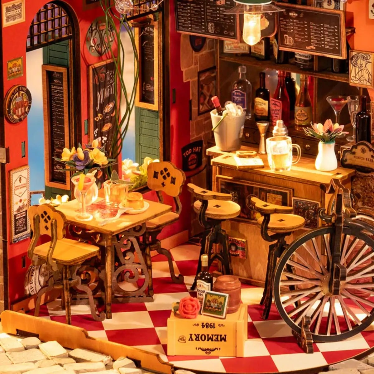 Cheers Bar & Dining DIY Miniature House Kit