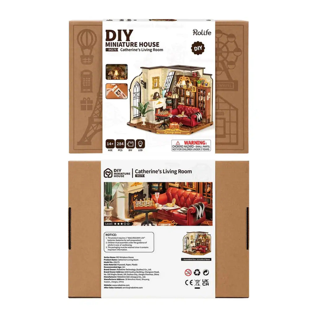 Catherine's Living Room DIY Miniature House Kit