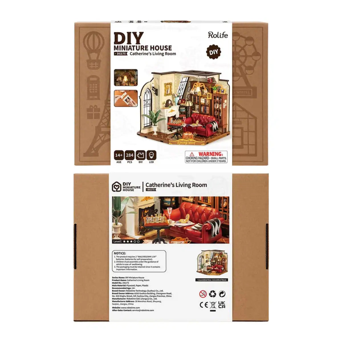Catherine's Living Room DIY Miniature House Kit