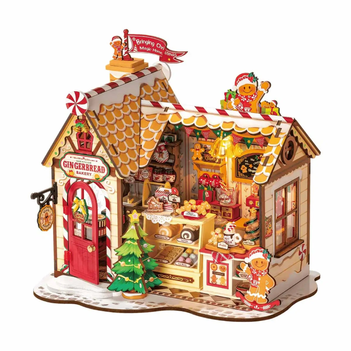 Gingerbread House DIY Miniature House Kit