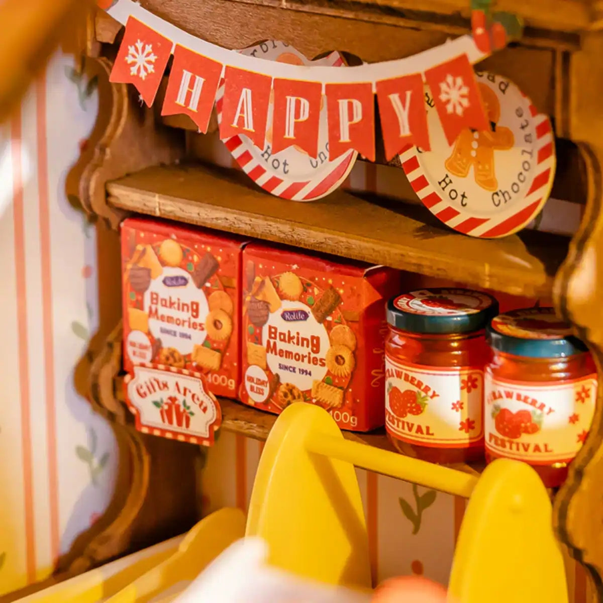Gingerbread House DIY Miniature House Kit