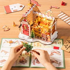Gingerbread House DIY Miniature House Kit