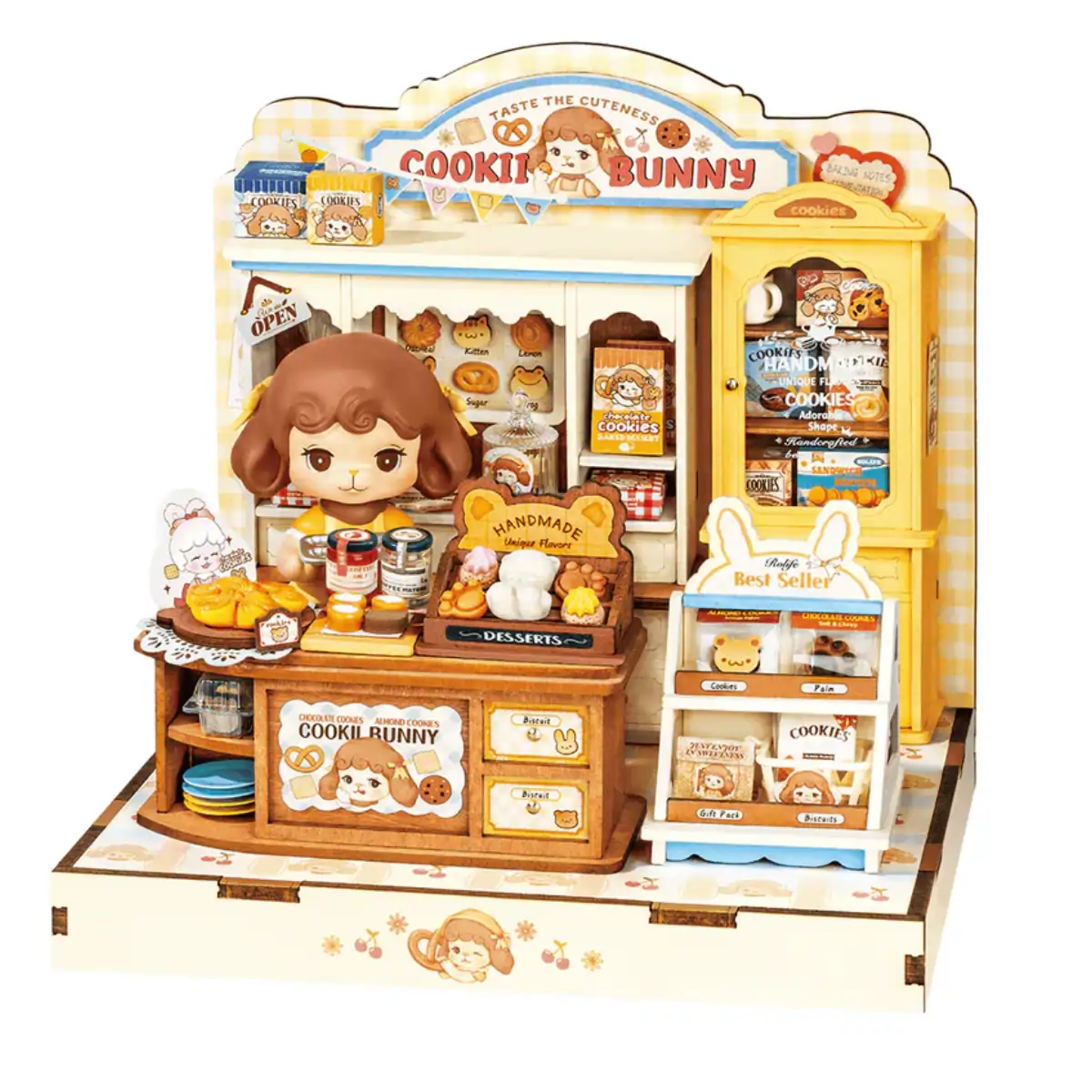 Cookii Bunny's Cookie Shop DIY Miniature House Kit
