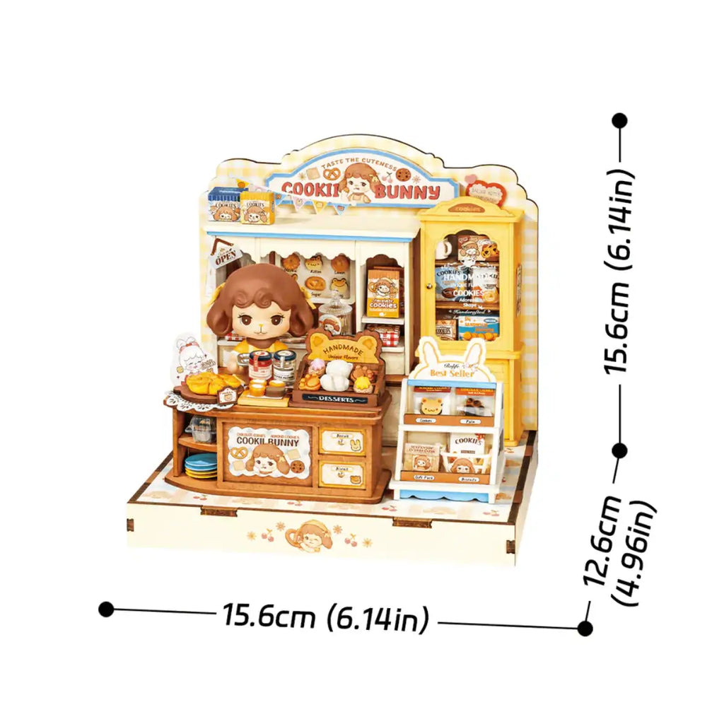 Cookii Bunny's Cookie Shop DIY Miniature House Kit