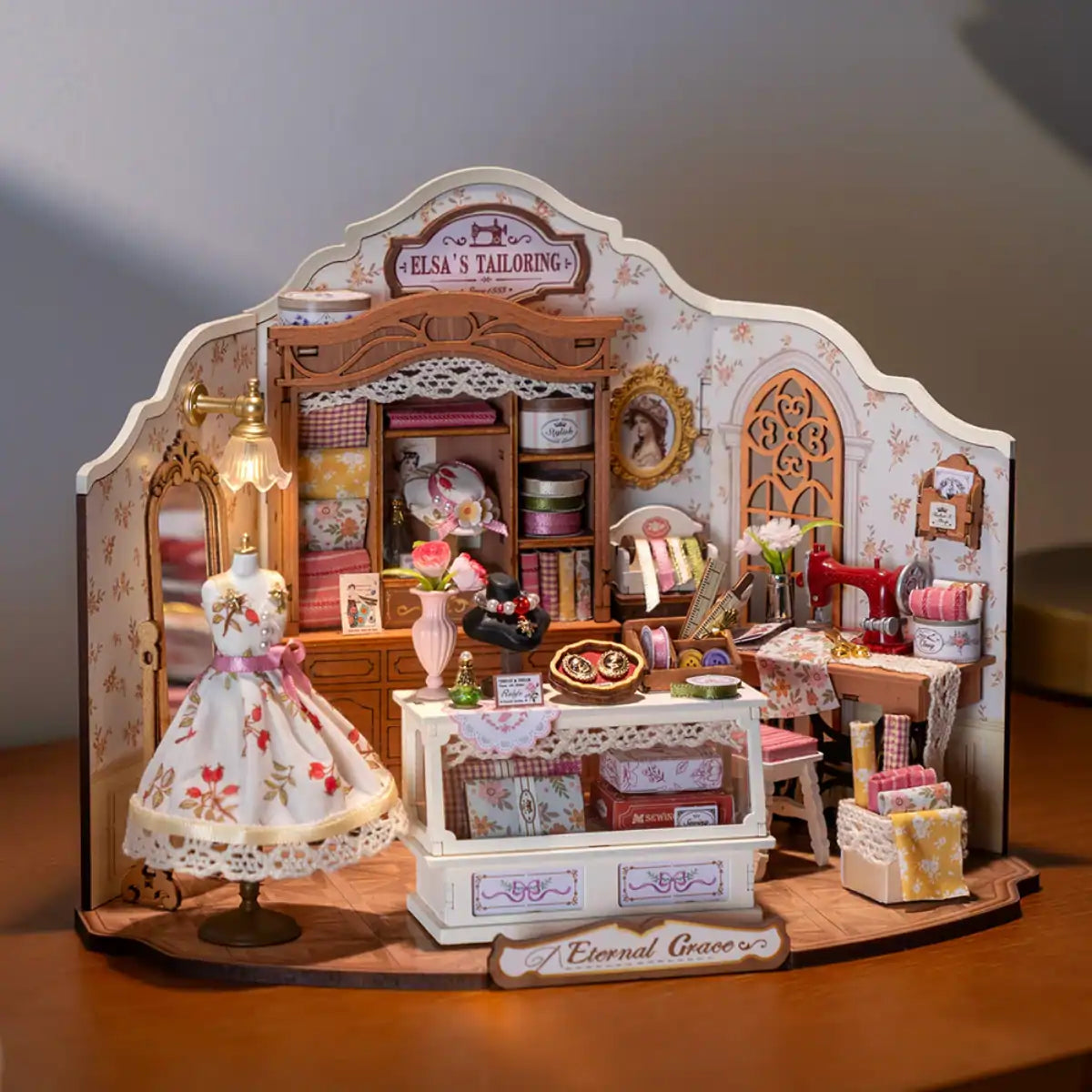 Elsa's Tailoring DIY Miniature House Kit