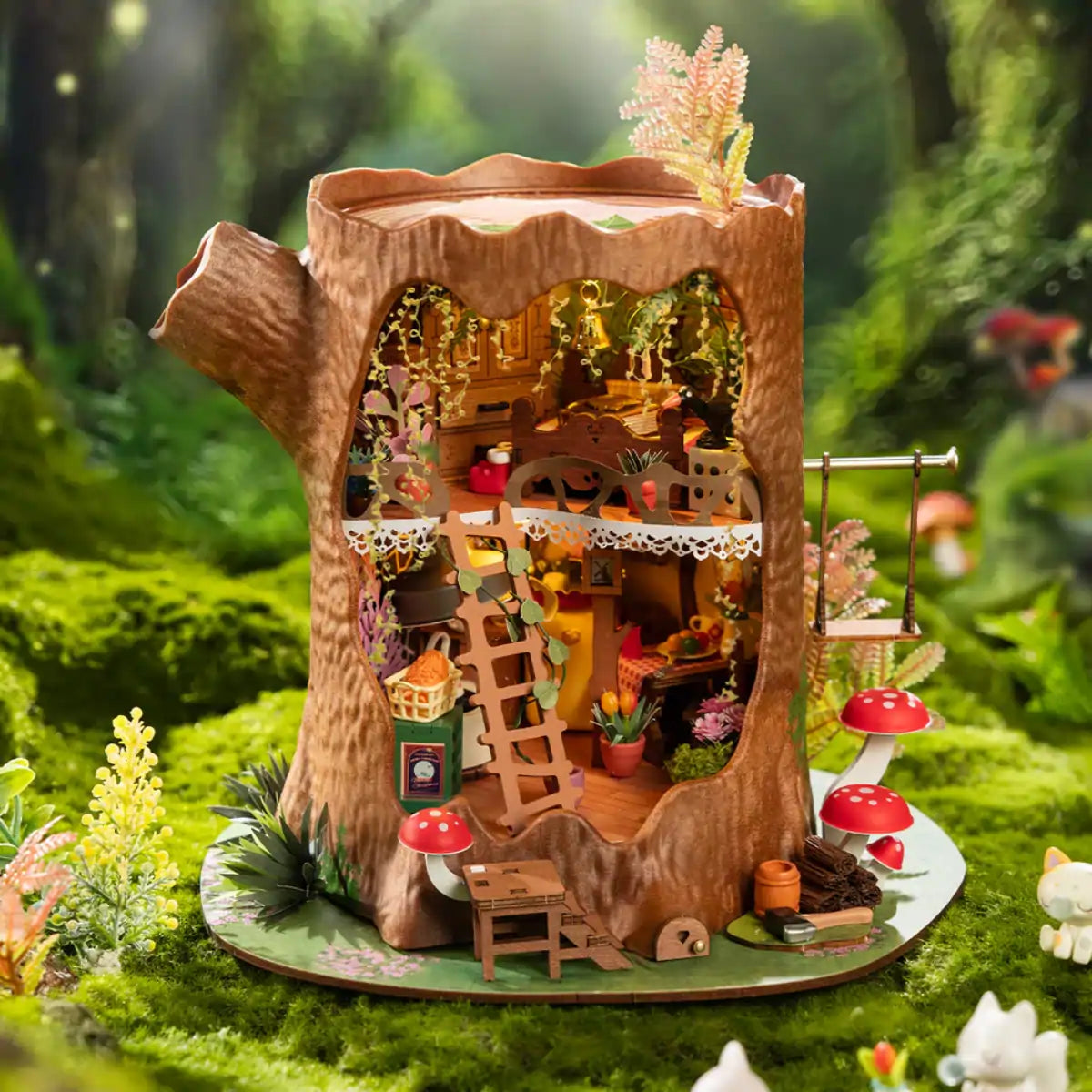 Fairytale Tree House DIY Miniature House Kit