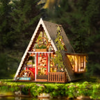 A-Frame Cabin DIY Miniature House Kit