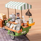 Aromatic Coffee Cart DIY Miniature House Kit