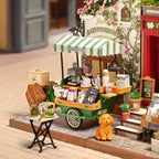 Aromatic Coffee Cart DIY Miniature House Kit