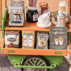 Aromatic Coffee Cart DIY Miniature House Kit