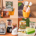 Aromatic Coffee Cart DIY Miniature House Kit