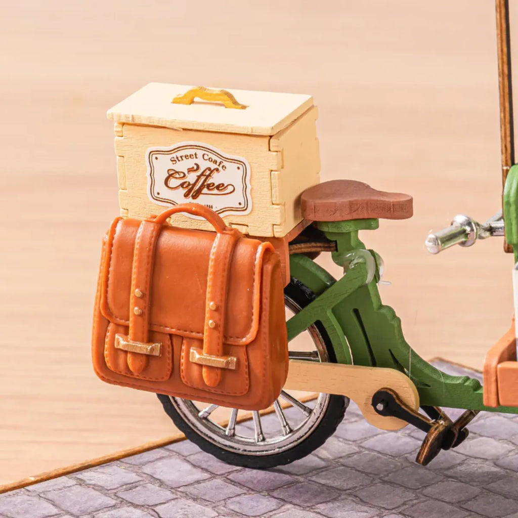 Aromatic Coffee Cart DIY Miniature House Kit