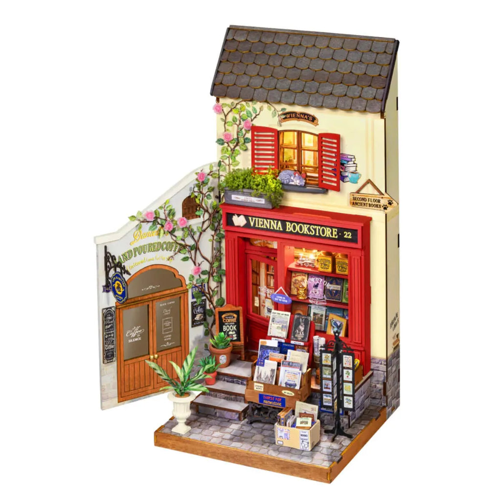 Vienna Bookstore DIY Miniature House Kit