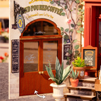 Vienna Bookstore DIY Miniature House Kit
