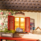 Vienna Bookstore DIY Miniature House Kit