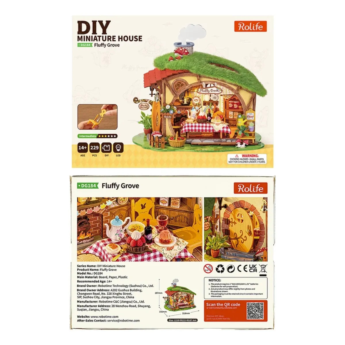 Fluffy Grove DIY Miniature House Kit