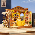 Fluffy Friends Store DIY Miniature House Kit