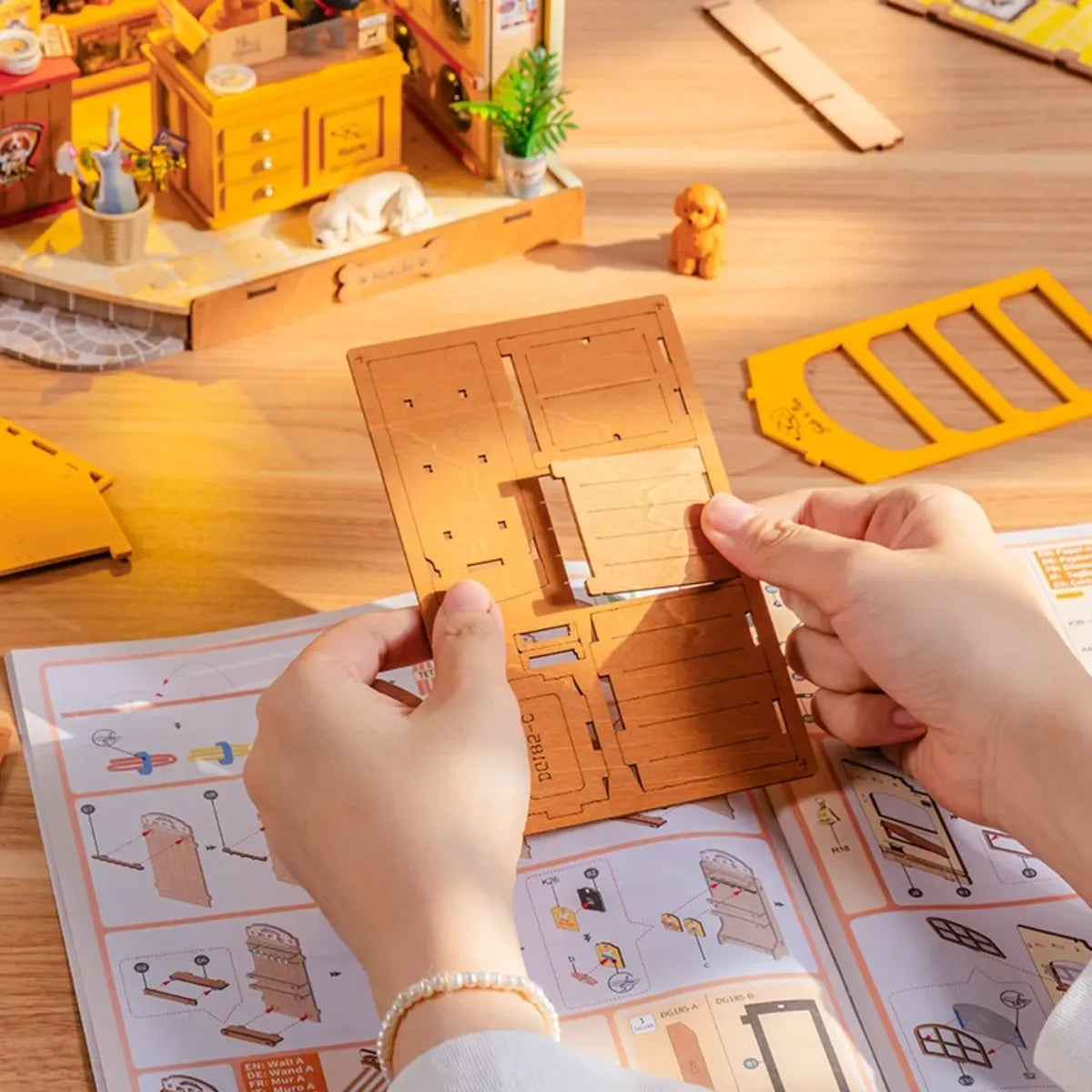 Fluffy Friends Store DIY Miniature House Kit