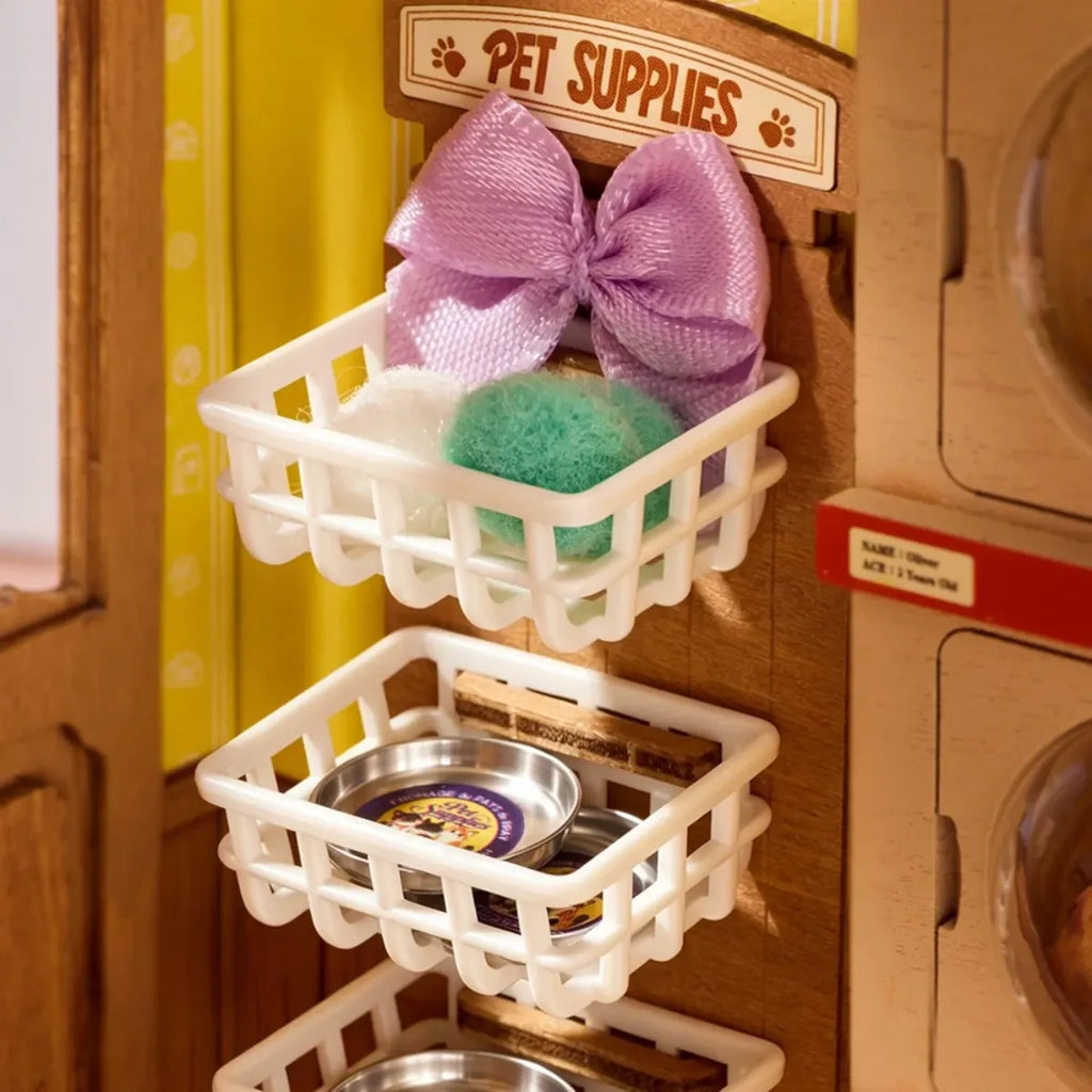 Fluffy Friends Store DIY Miniature House Kit