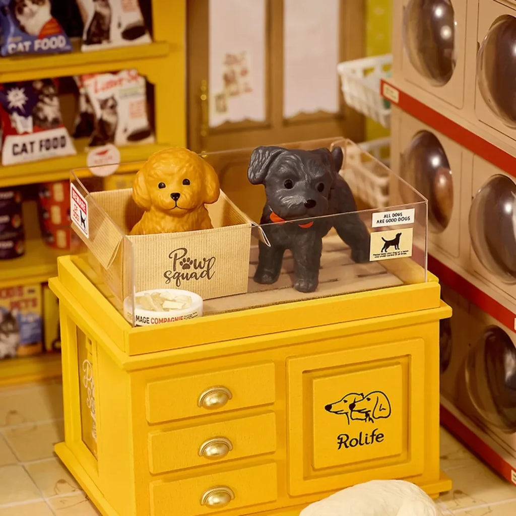 Fluffy Friends Store DIY Miniature House Kit