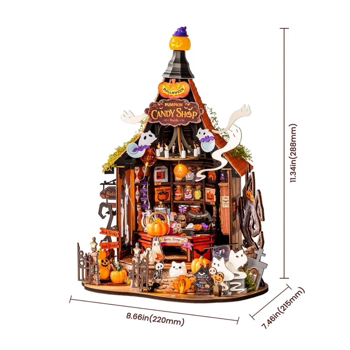 Haunted Candy House DIY Miniature House Kit