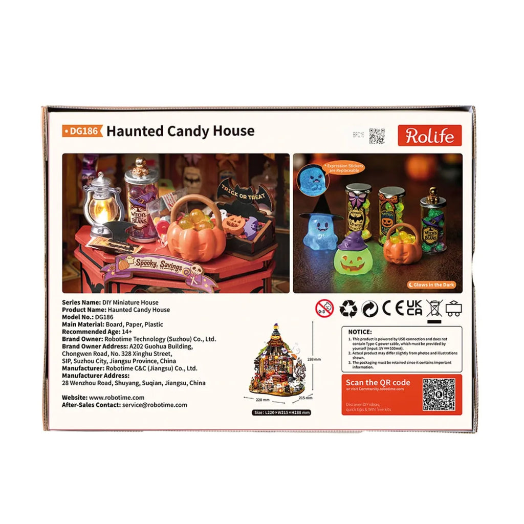 Haunted Candy House DIY Miniature House Kit