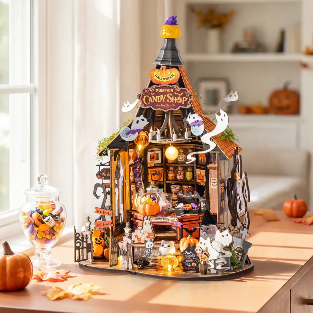 Haunted Candy House DIY Miniature House Kit