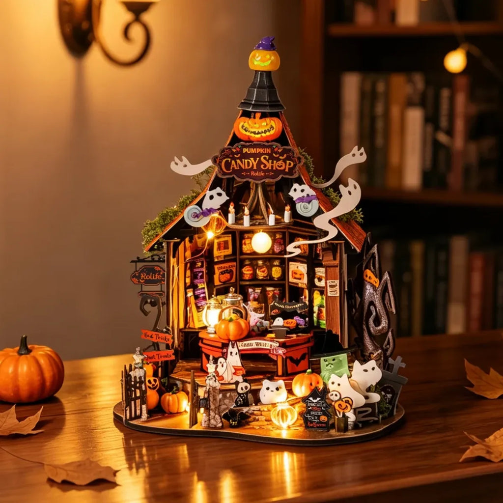 Haunted Candy House DIY Miniature House Kit