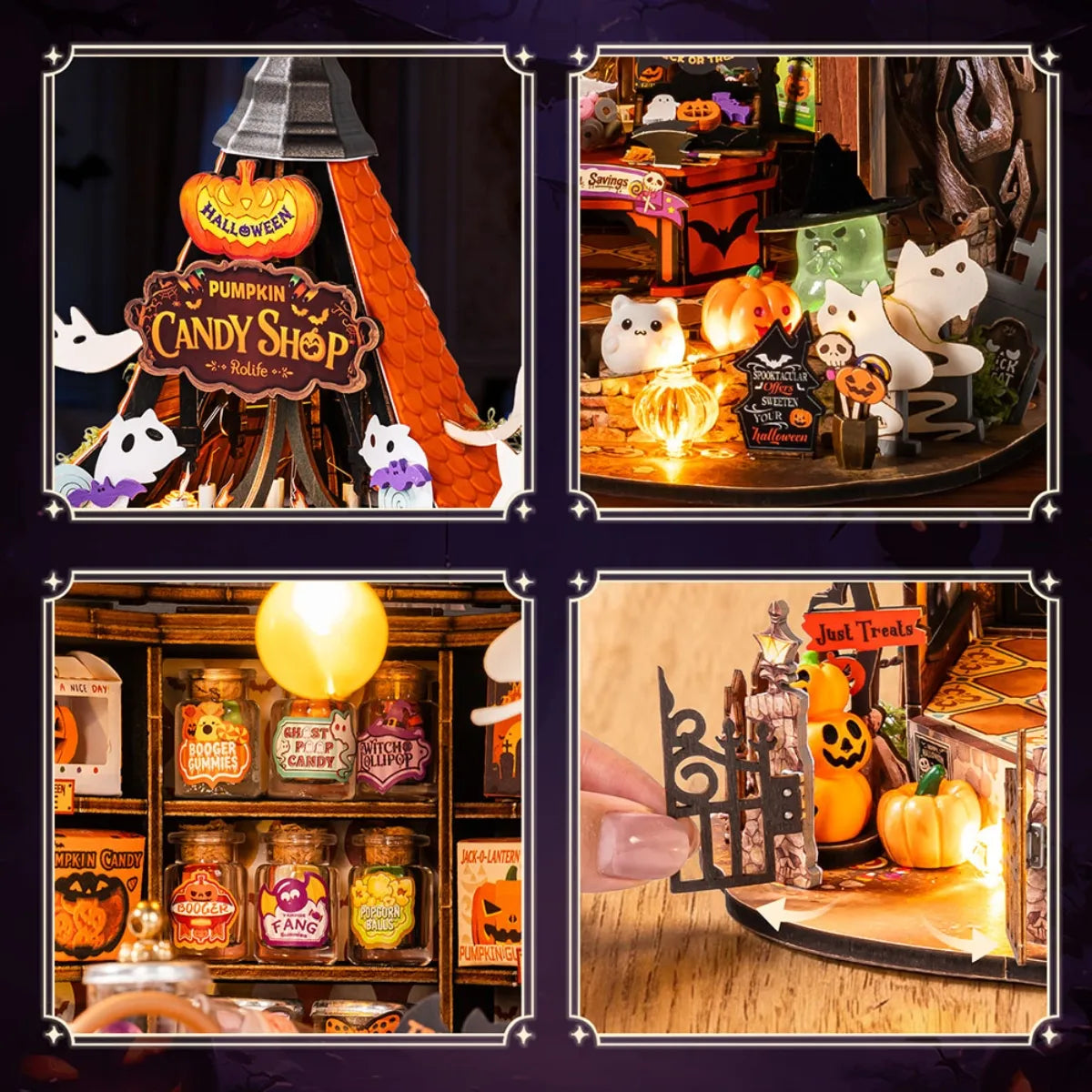 Haunted Candy House DIY Miniature House Kit