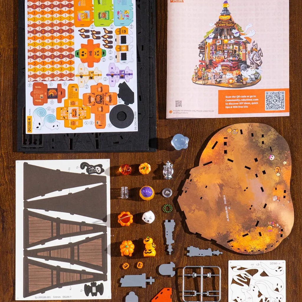 Haunted Candy House DIY Miniature House Kit