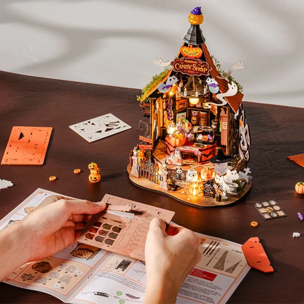 Haunted Candy House DIY Miniature House Kit